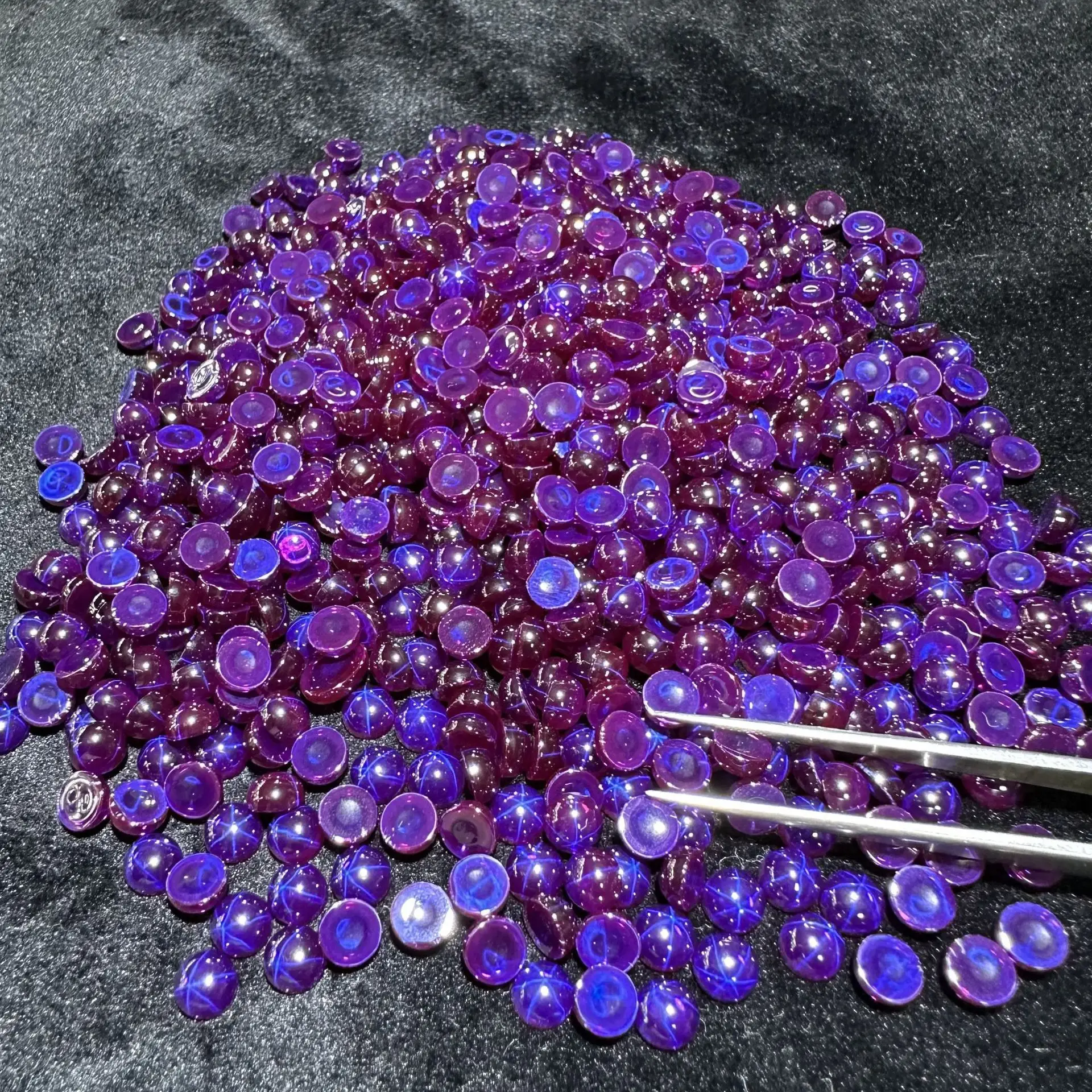 Six Pointed Star Light Ruby Egg Shape Jewelry — feature 12