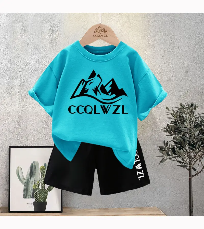 Children's Printed Cotton T-Shirt White Black Summer 2024 — feature 11