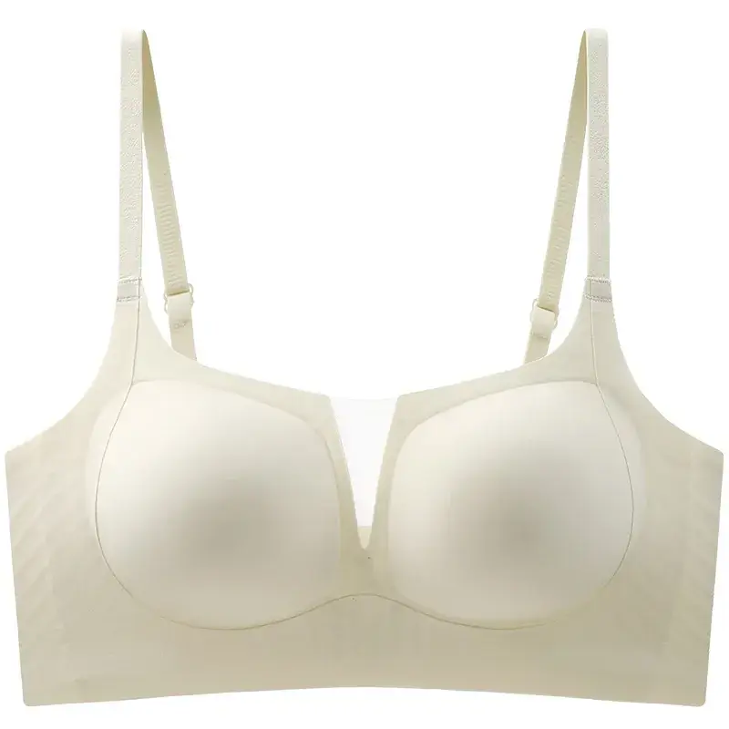 V-Neck Mesh Bra for Women Large Small Bust U-Shaped Back - Image 9