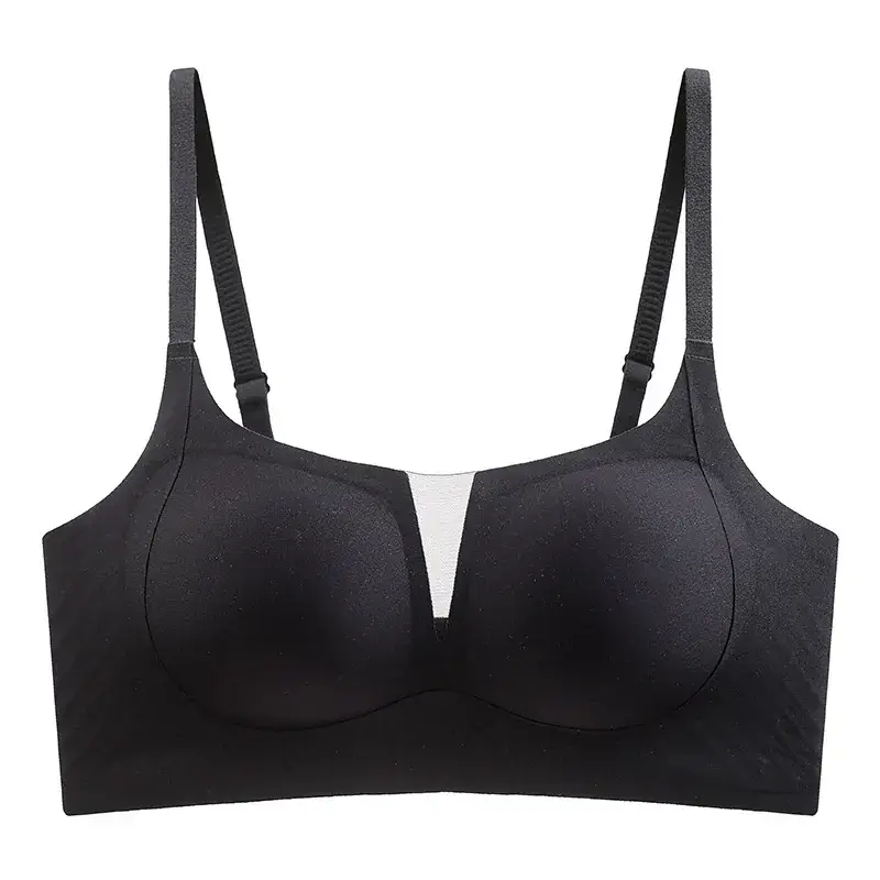 V-Neck Mesh Bra for Women Large Small Bust U-Shaped Back - Image 4