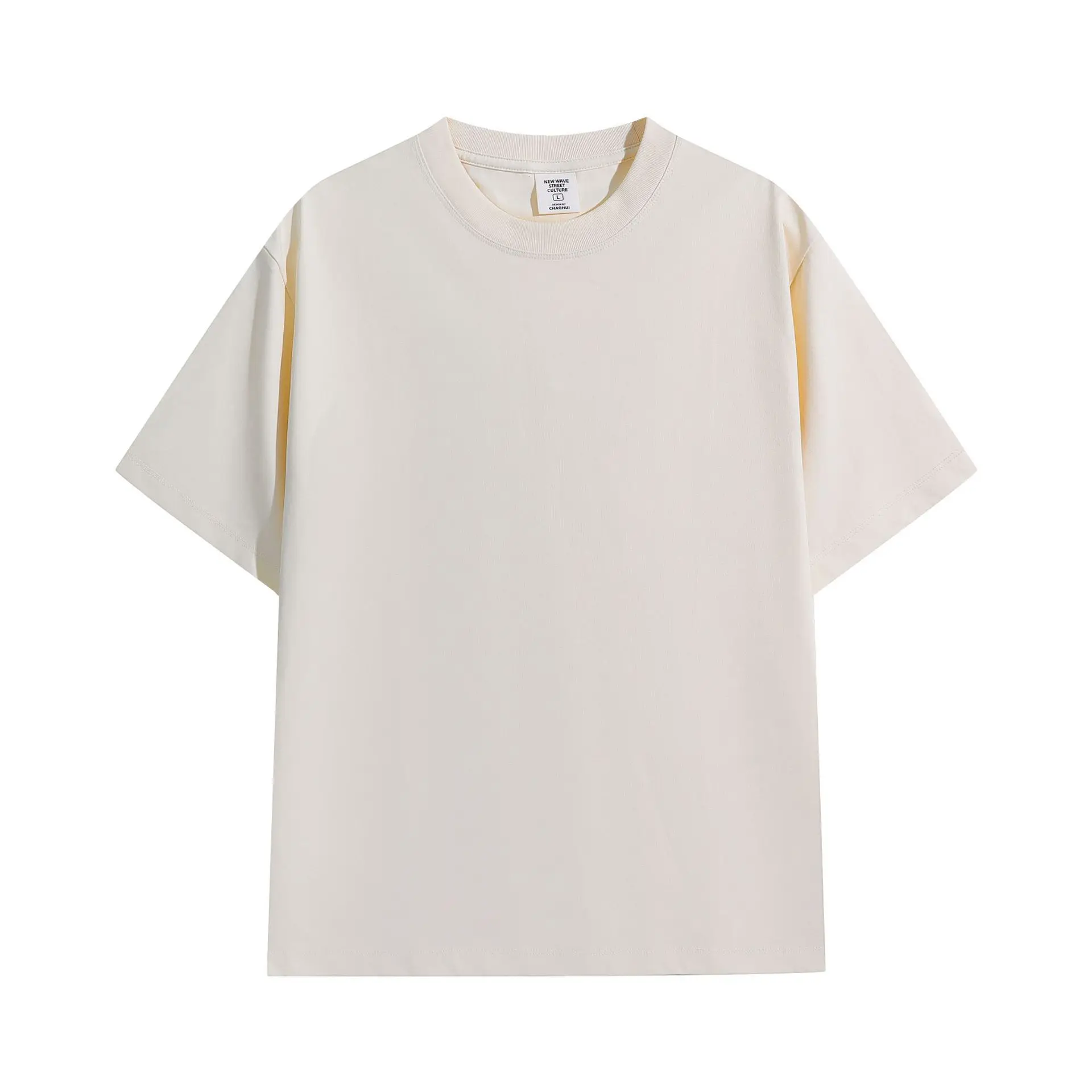 Men 240g Black Crewneck T-Shirt Quick Dry - Image 4