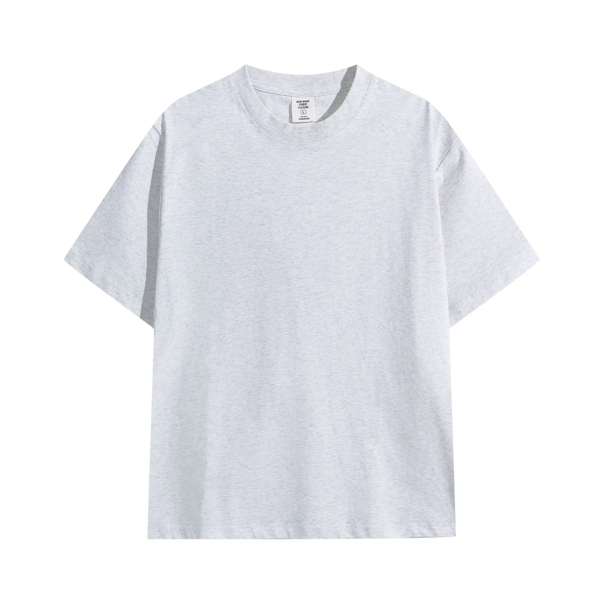 Men 240g Black Crewneck T-Shirt Quick Dry - Image 5