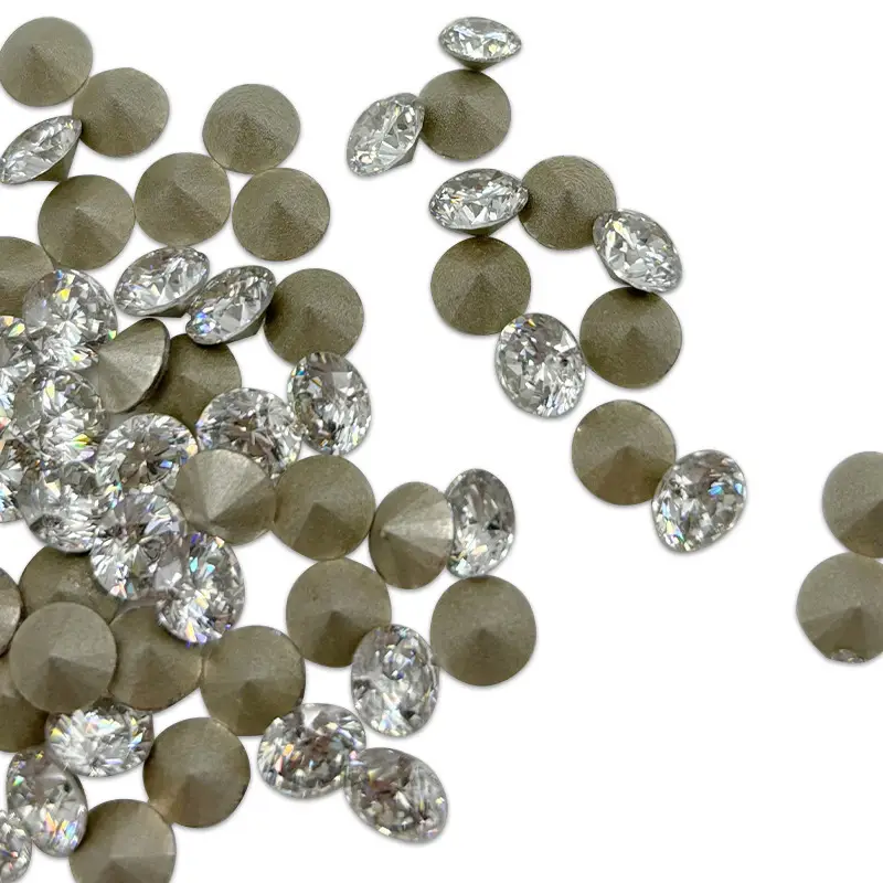 White Cut 16 Hearts Zircon Diamond Pile 16 Arrows
