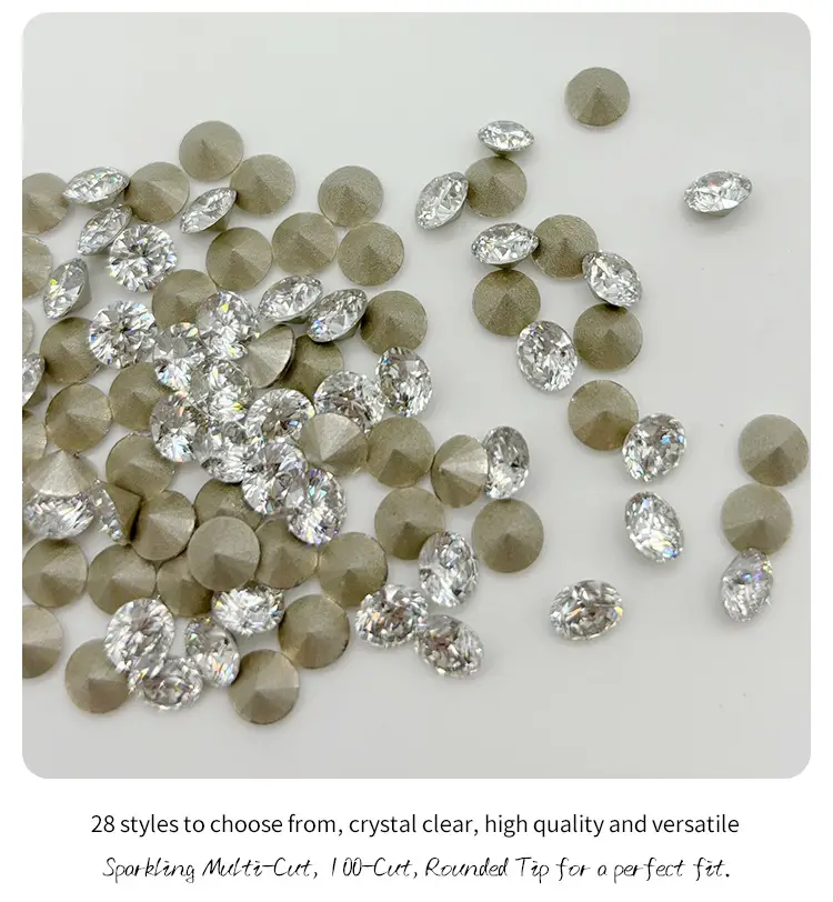 White Cut 16 Hearts Zircon Diamond Pile 16 Arrows — feature 10