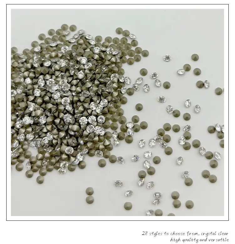 White Cut 16 Hearts Zircon Diamond Pile 16 Arrows — feature 11