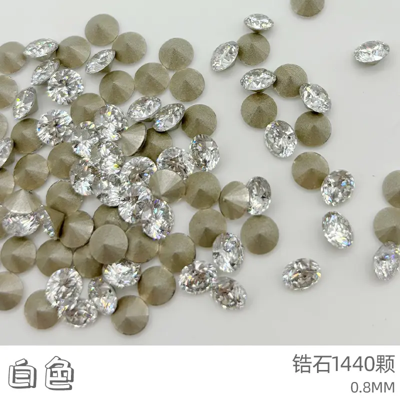 White Cut 16 Hearts Zircon Diamond Pile 16 Arrows