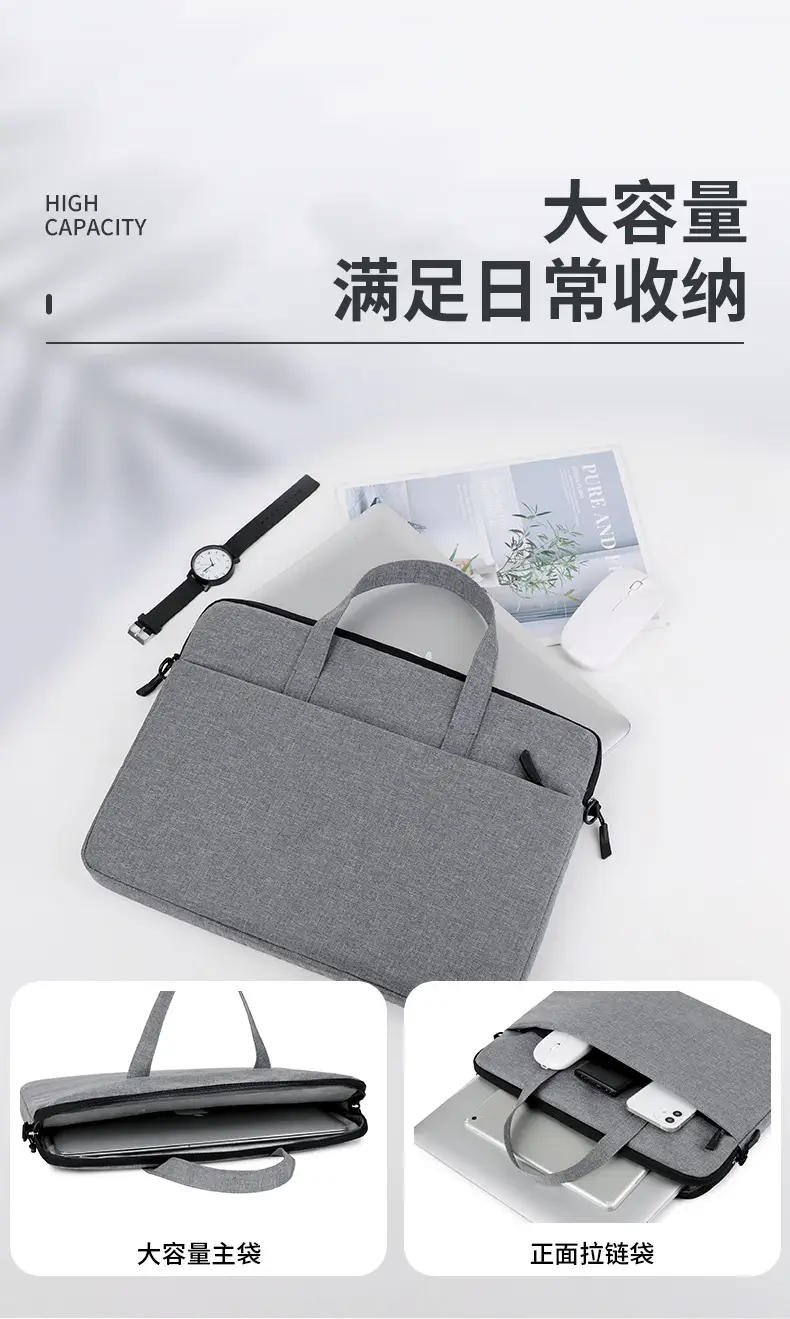 2025 Business Laptop Bag Black Waterproof Crossbody — feature 11