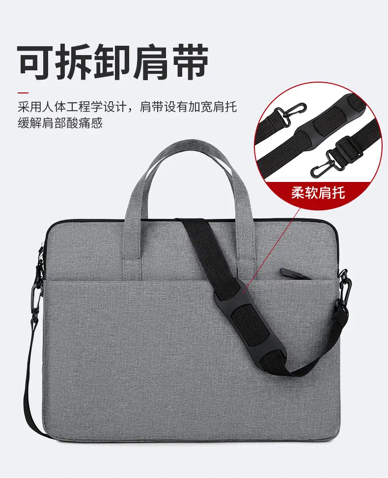 2025 Business Laptop Bag Black Waterproof Crossbody — feature 14