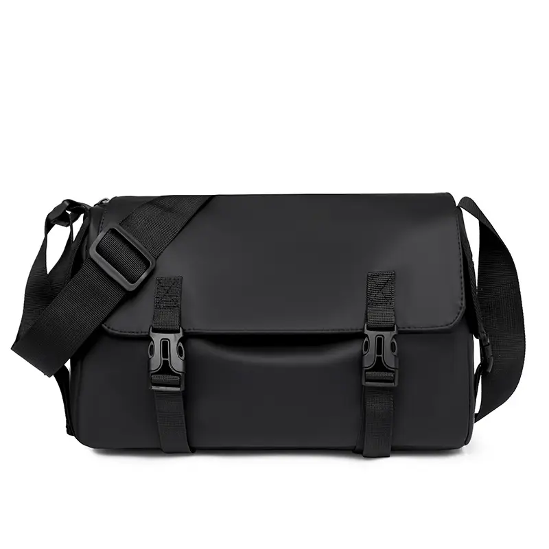 Women Waterproof Crossbody Bag Black Large Capacity - Image 2