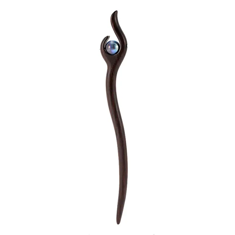 Ancient Jade Hairpin with Red Stone — feature 11