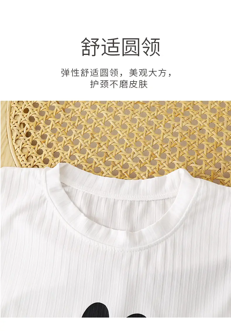 Baby T-Shirt White Sleeveless Dog Print — feature 9