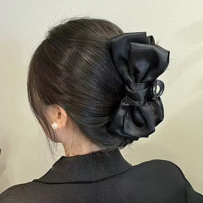 Pink Bow Grab Clip Hairpin for Girls - Image 38