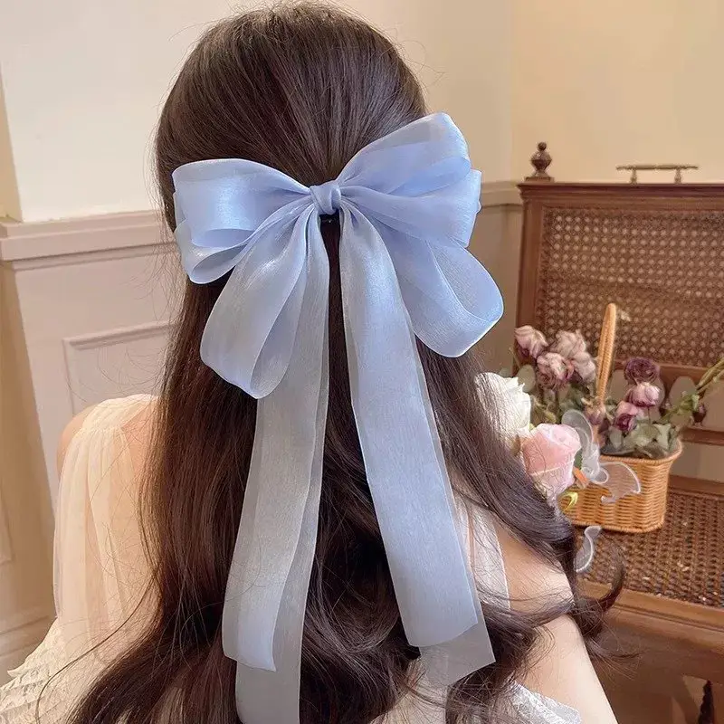 Pink Bow Grab Clip Hairpin for Girls - Image 14