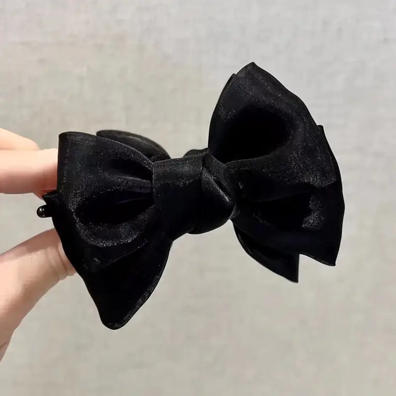 Pink Bow Grab Clip Hairpin for Girls - Image 21