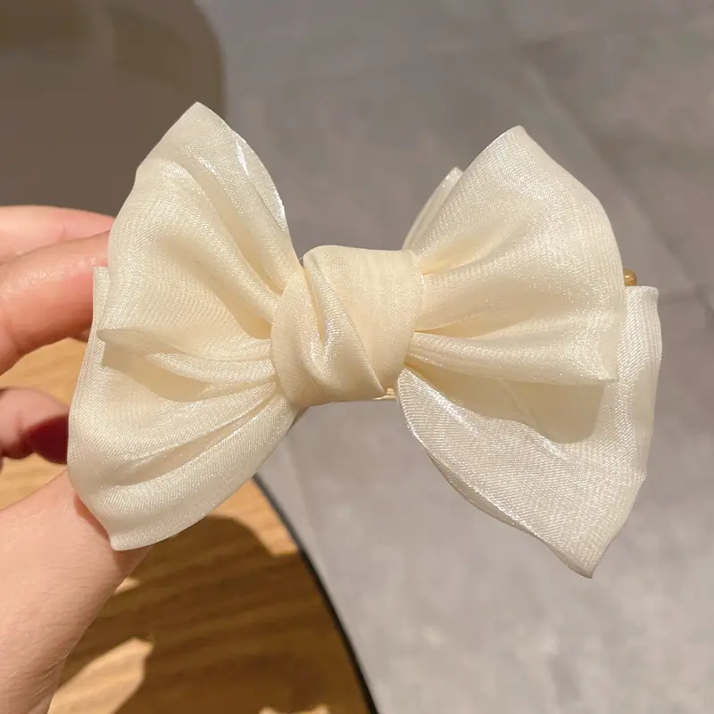 Pink Bow Grab Clip Hairpin for Girls - Image 23