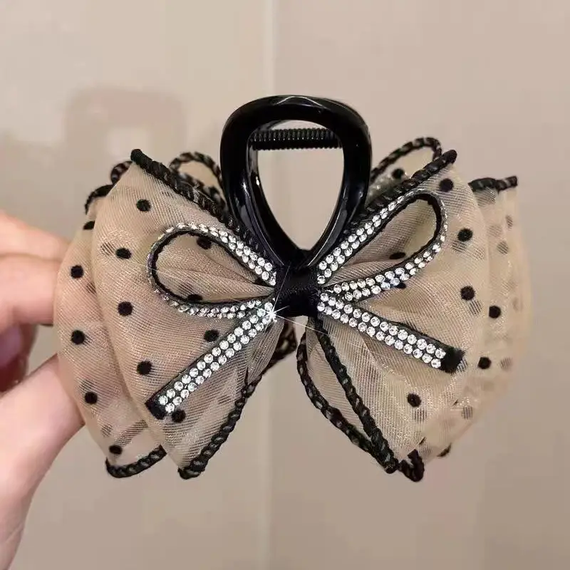 Pink Bow Grab Clip Hairpin for Girls - Image 24