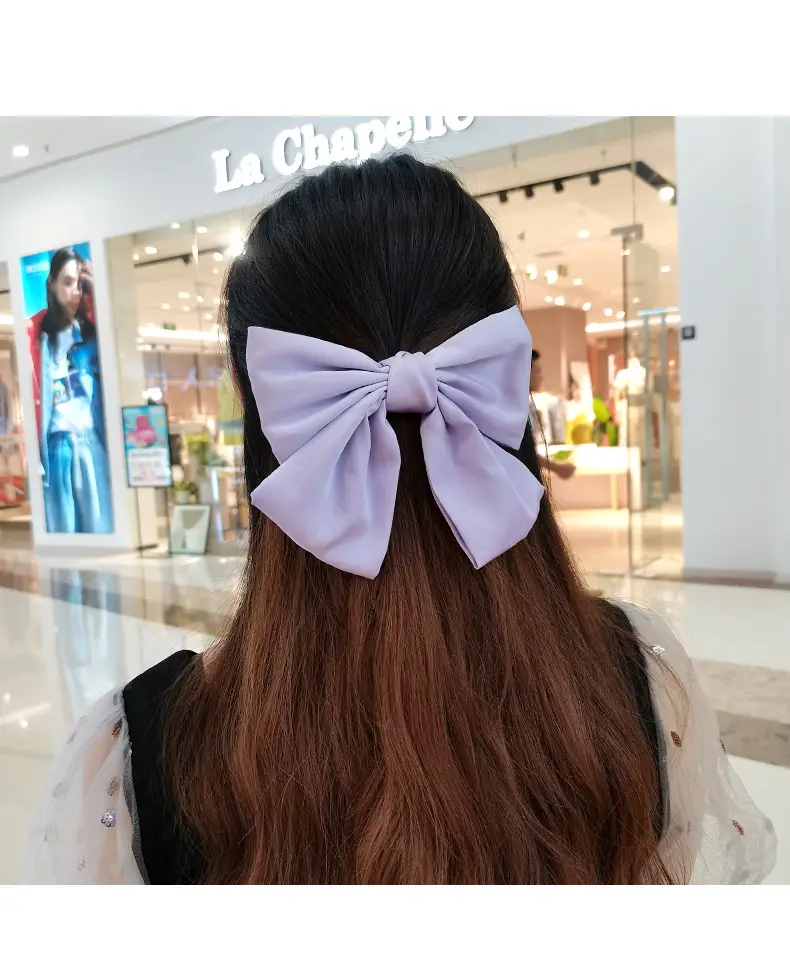 Pink Bow Grab Clip Hairpin for Girls - Image 9