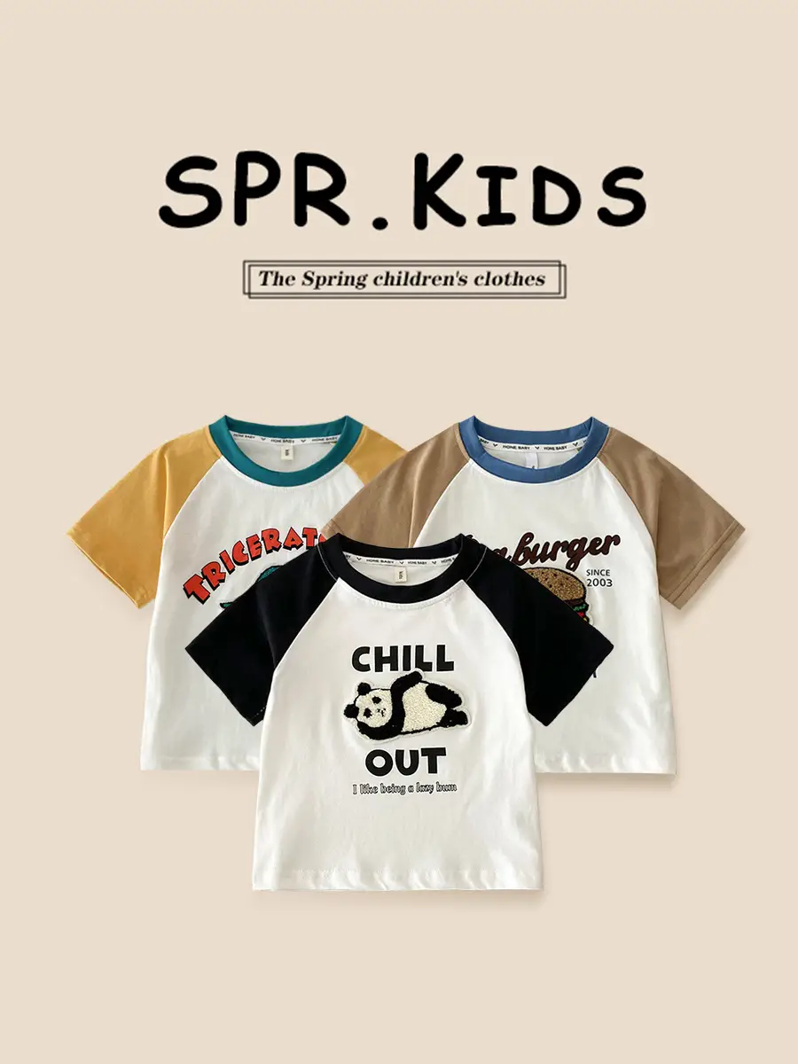 Boys Raglan Sleeve T-Shirt Chill Out Print 2026 - Image 4