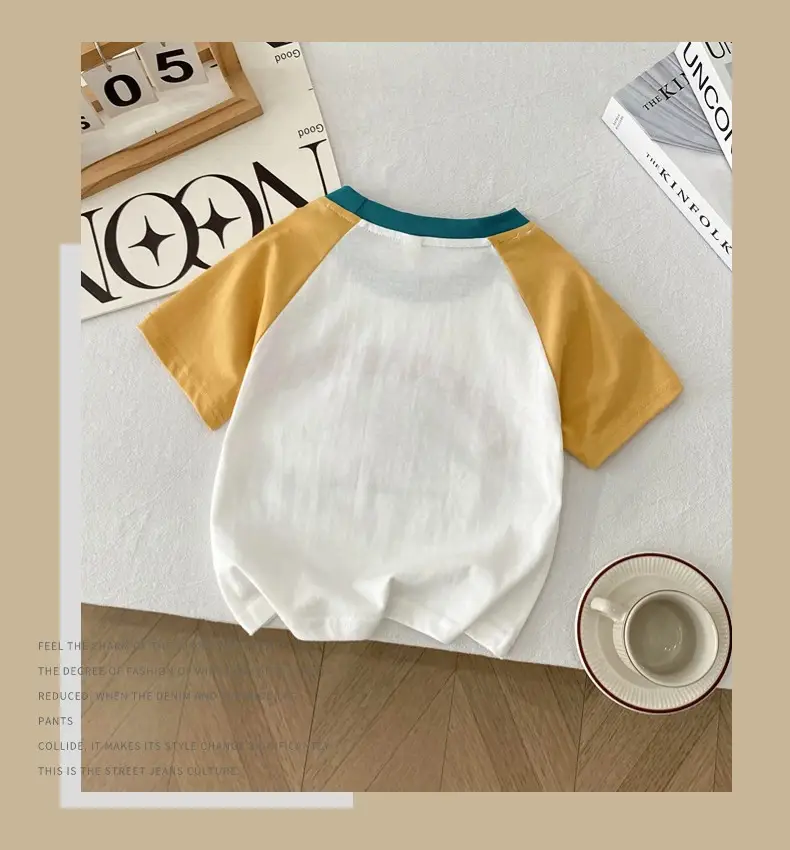 Boys Raglan Sleeve T-Shirt Chill Out Print 2026 — feature 12