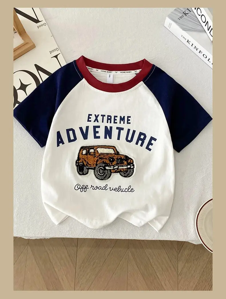 Boys Raglan Sleeve T-Shirt Chill Out Print 2026 — feature 17