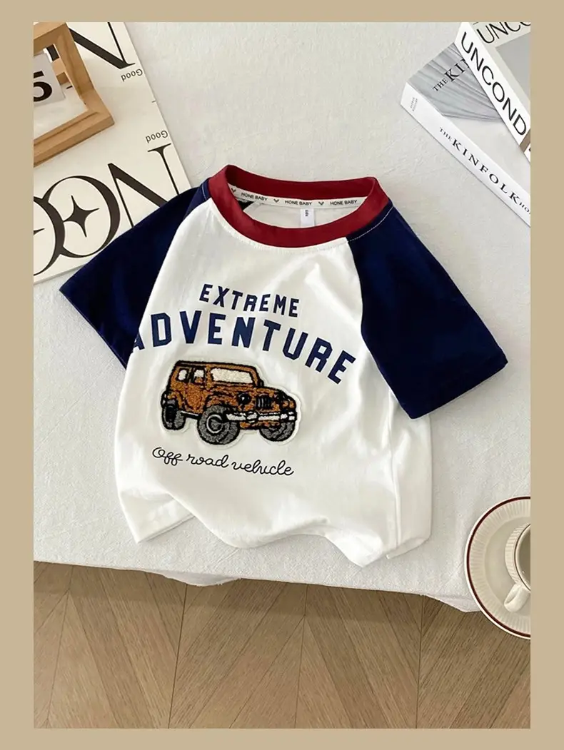 Boys Raglan Sleeve T-Shirt Chill Out Print 2026 — feature 18