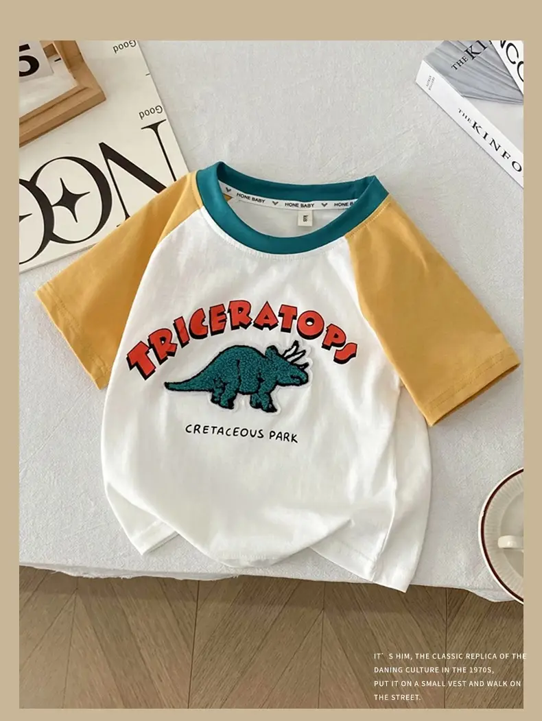 Boys Raglan Sleeve T-Shirt Chill Out Print 2026 — feature 9