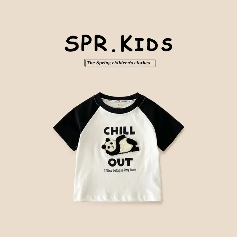 Boys Raglan Sleeve T-Shirt Chill Out Print 2026 - Image 3