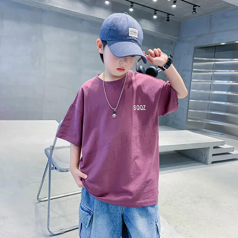 Boys T-shirt FOFTUNAIF Rough Cotton 2025 - Image 4