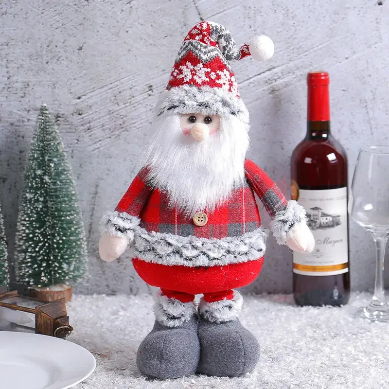 Christmas Retractable Doll with Elf Hat for Kids