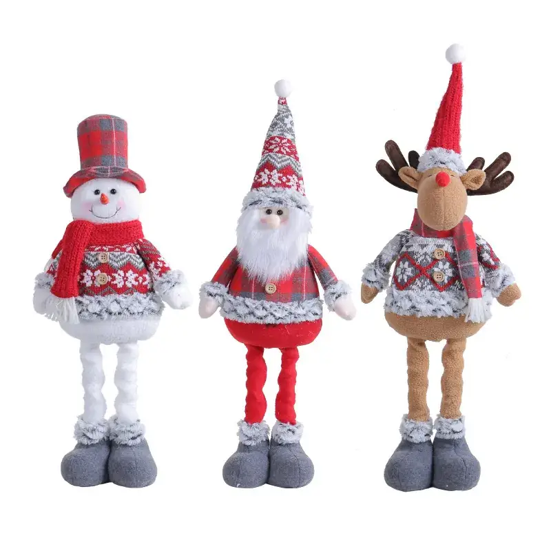 Christmas Retractable Doll with Elf Hat for Kids