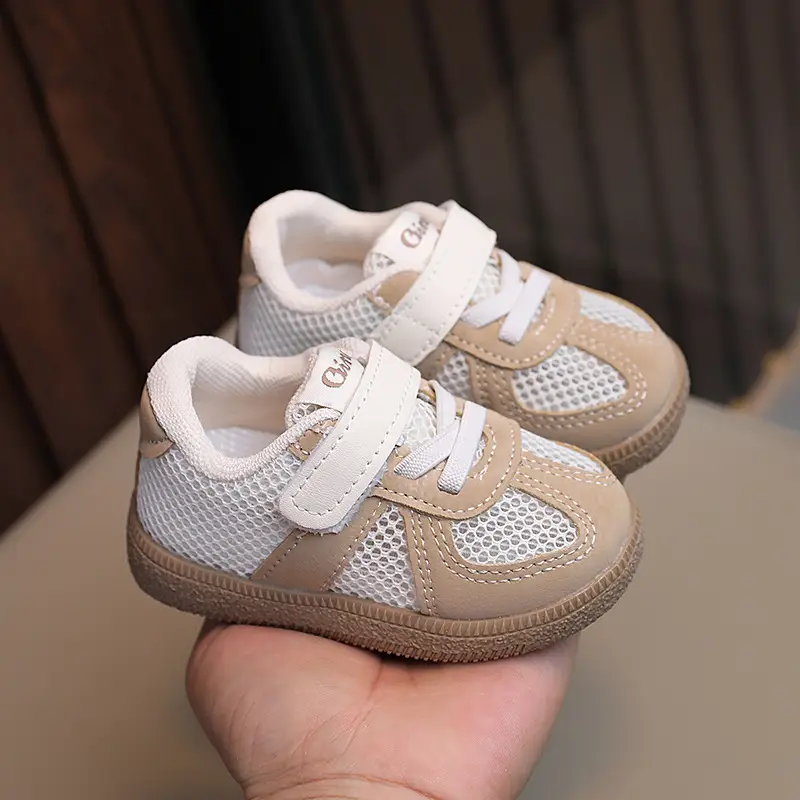Baby's Spring and Summer Baby Toddler Shoes Soft Sole Breathable Single Mesh Shoes Women's Children's Board Shoes Men's Sports Shoes - Image 5