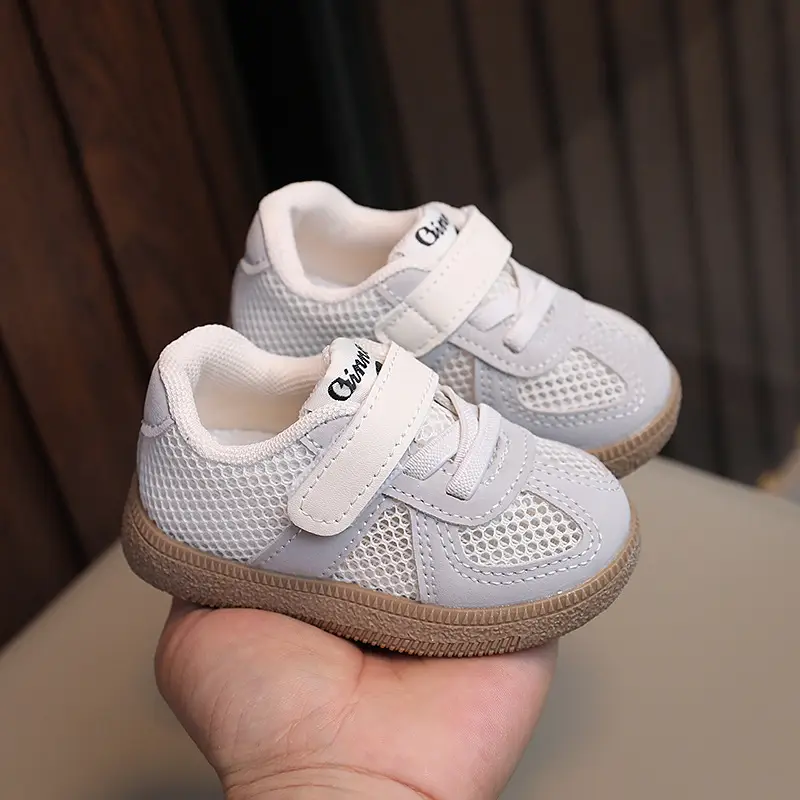 Baby's Spring and Summer Baby Toddler Shoes Soft Sole Breathable Single Mesh Shoes Women's Children's Board Shoes Men's Sports Shoes - Image 6