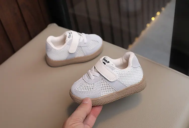 Baby's Spring and Summer Baby Toddler Shoes Soft Sole Breathable Single Mesh Shoes Women's Children's Board Shoes Men's Sports Shoes — feature 10