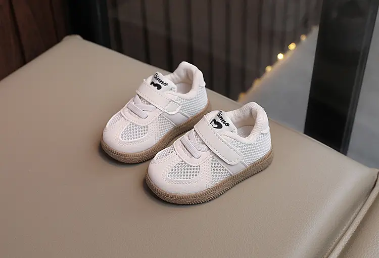 Baby's Spring and Summer Baby Toddler Shoes Soft Sole Breathable Single Mesh Shoes Women's Children's Board Shoes Men's Sports Shoes — feature 11