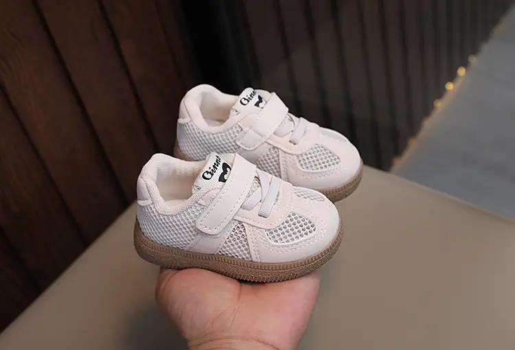 Baby's Spring and Summer Baby Toddler Shoes Soft Sole Breathable Single Mesh Shoes Women's Children's Board Shoes Men's Sports Shoes — feature 13