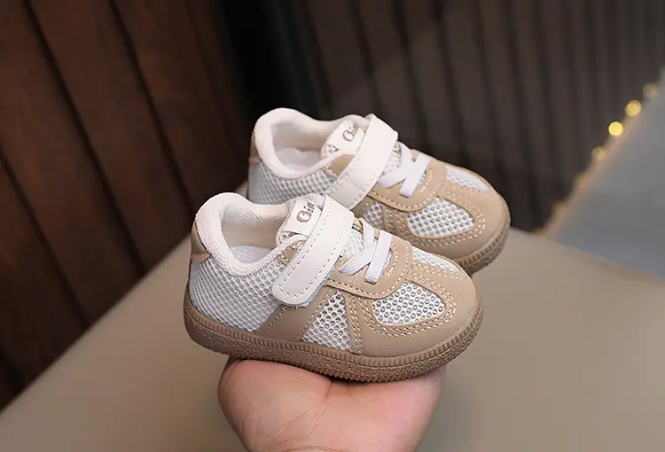 Baby's Spring and Summer Baby Toddler Shoes Soft Sole Breathable Single Mesh Shoes Women's Children's Board Shoes Men's Sports Shoes — feature 7