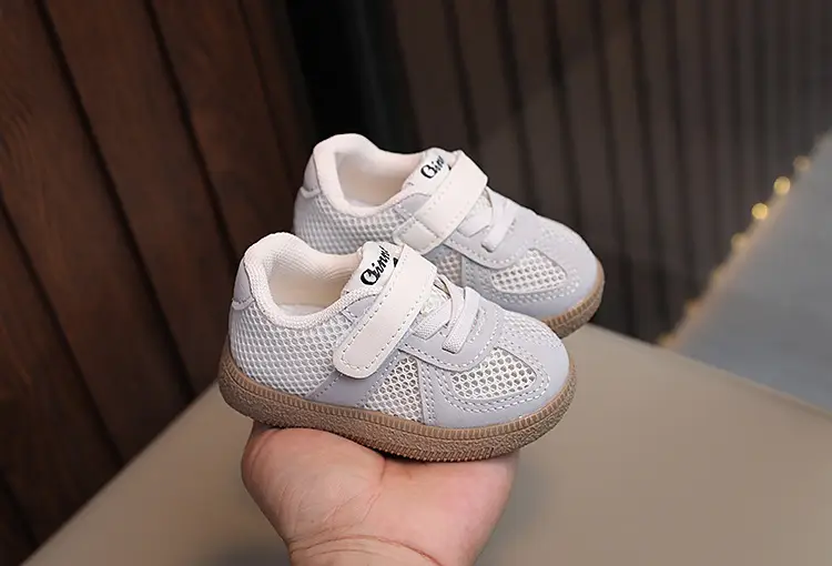 Baby's Spring and Summer Baby Toddler Shoes Soft Sole Breathable Single Mesh Shoes Women's Children's Board Shoes Men's Sports Shoes — feature 8