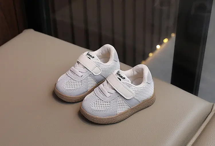 Baby's Spring and Summer Baby Toddler Shoes Soft Sole Breathable Single Mesh Shoes Women's Children's Board Shoes Men's Sports Shoes — feature 9
