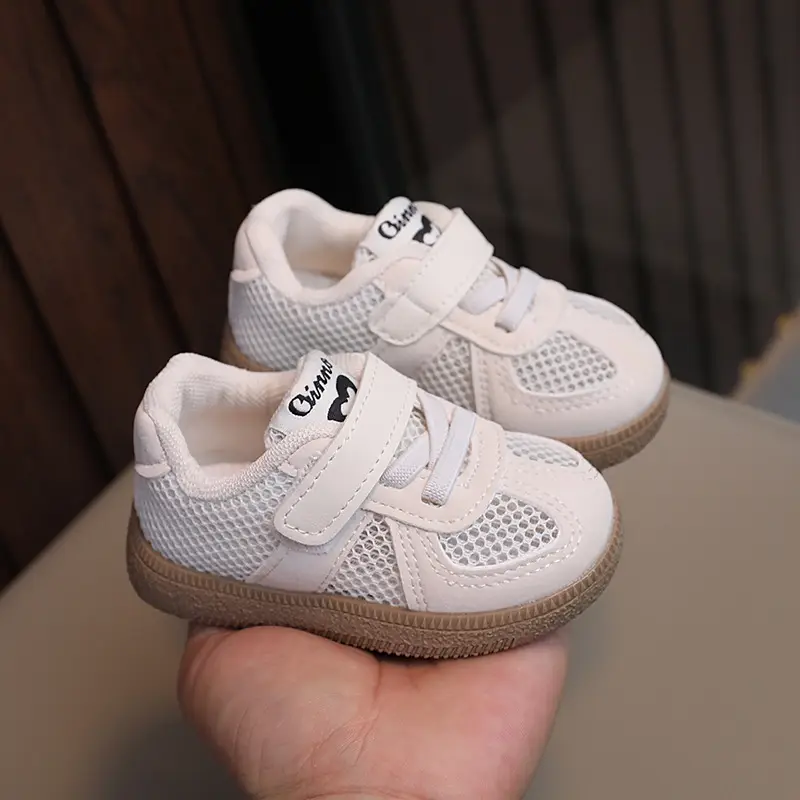 Baby's Spring and Summer Baby Toddler Shoes Soft Sole Breathable Single Mesh Shoes Women's Children's Board Shoes Men's Sports Shoes - Image 3