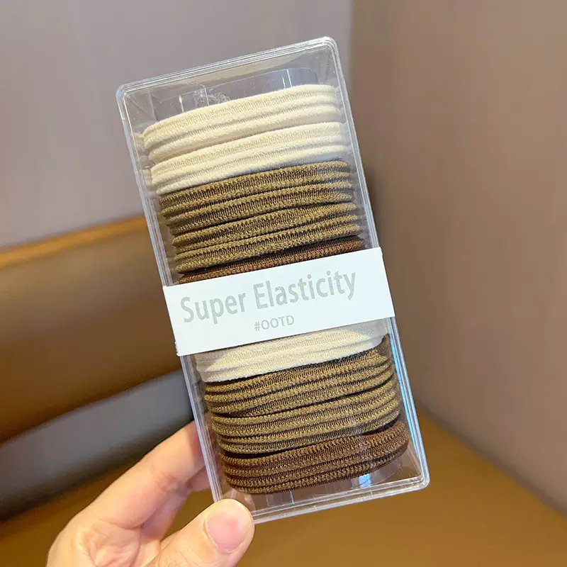 Super Elasticity Hair Rope Rubber Tendon Women's Tie 2024