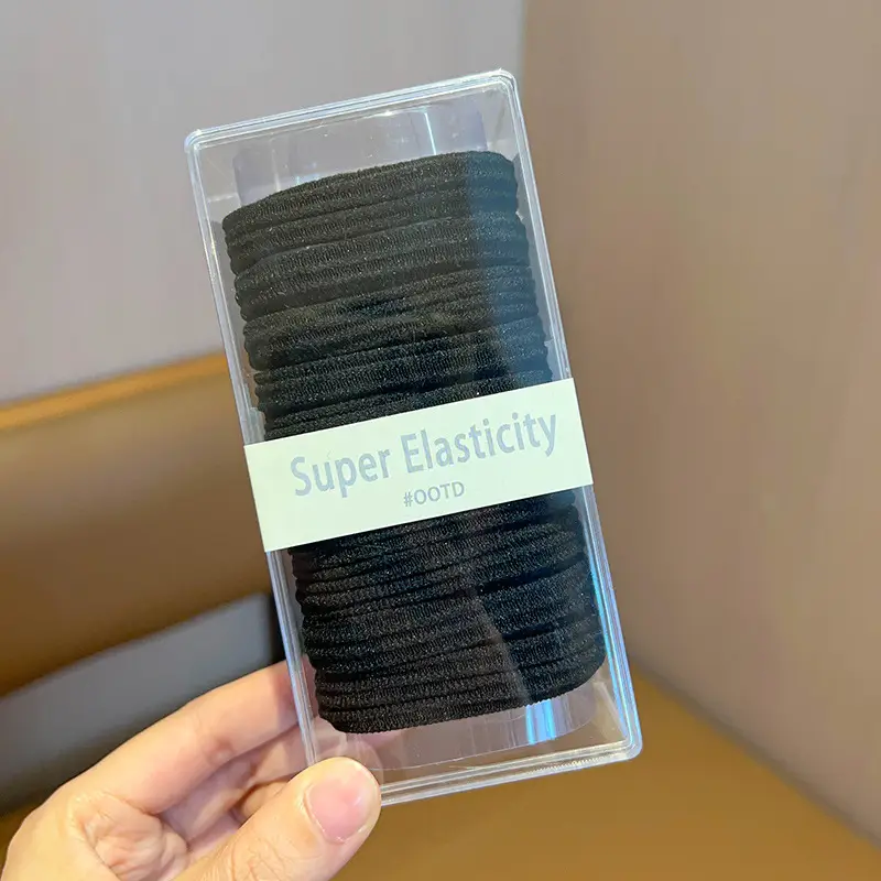 Super Elasticity Hair Rope Rubber Tendon Women's Tie 2024