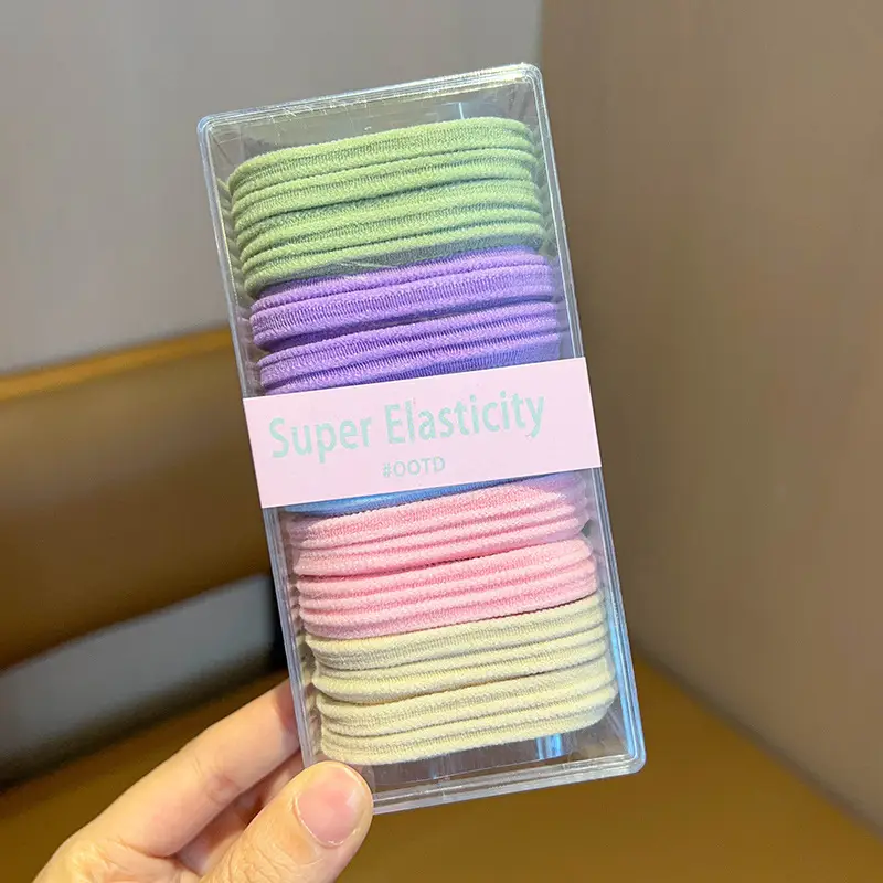 Super Elasticity Hair Rope Rubber Tendon Women's Tie 2024
