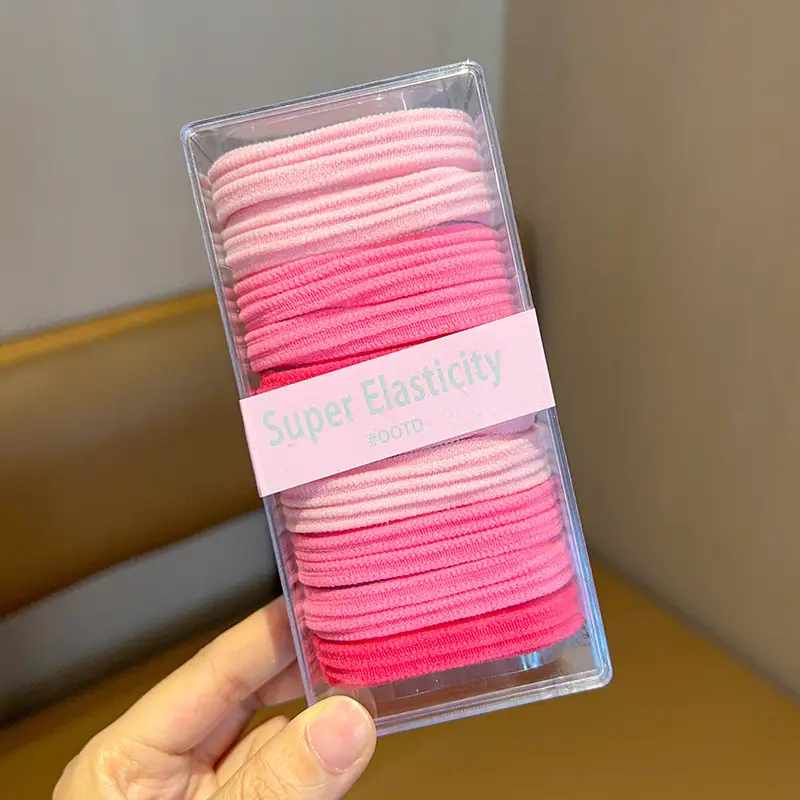 Super Elasticity Hair Rope Rubber Tendon Women's Tie 2024
