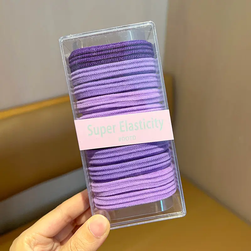 Super Elasticity Hair Rope Rubber Tendon Women's Tie 2024