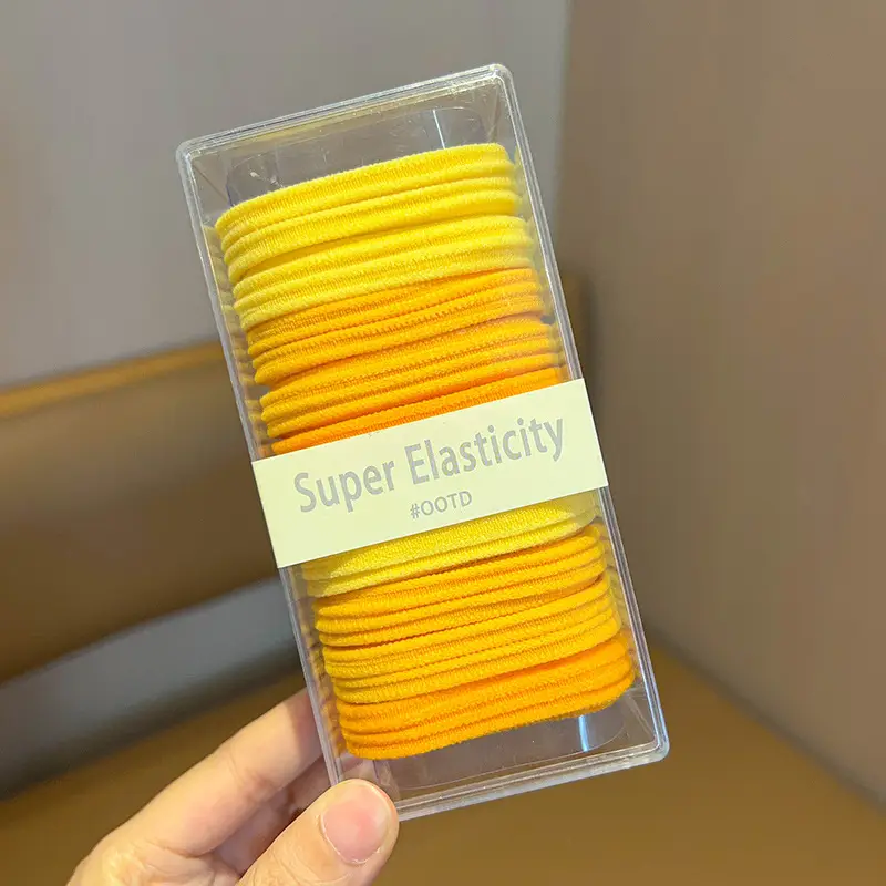 Super Elasticity Hair Rope Rubber Tendon Women's Tie 2024