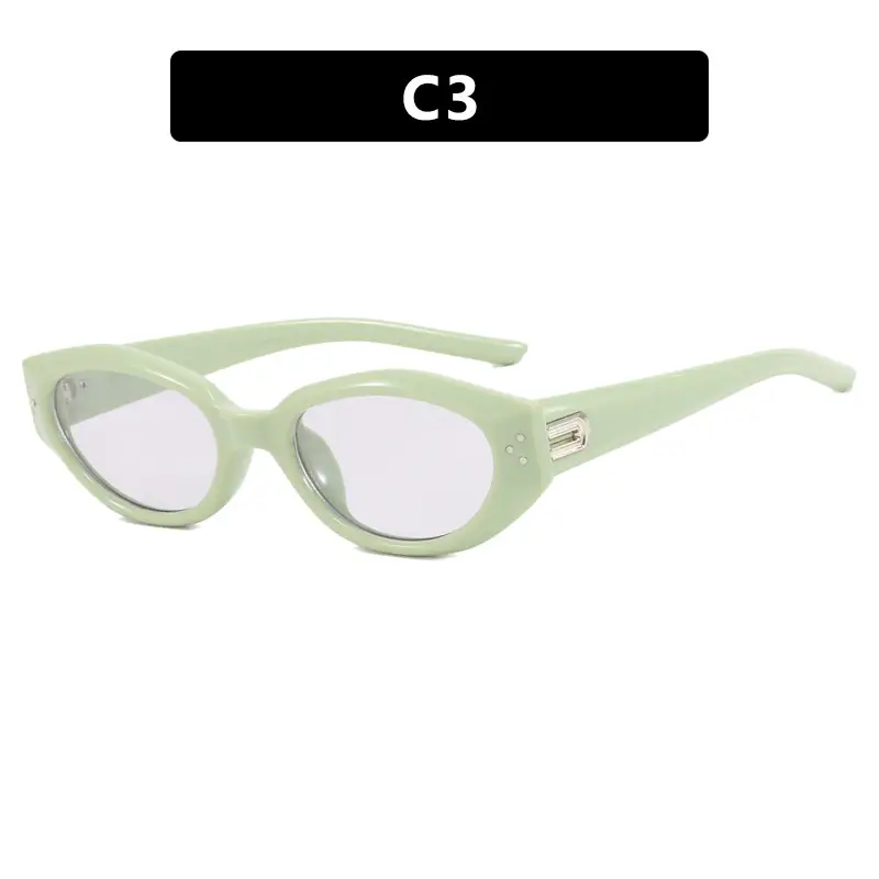 Women Red Cat Eye Sunglasses UV400 2024