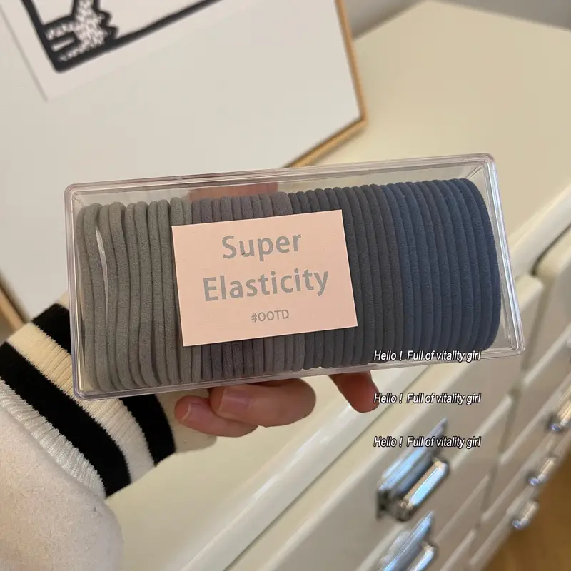 Super Elasticity Hair Bands Candy Colors Pack - Image 8