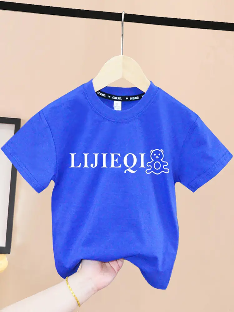 Lijeqi Printed Yellow Boys T-Shirt 2024 Summer - Image 10