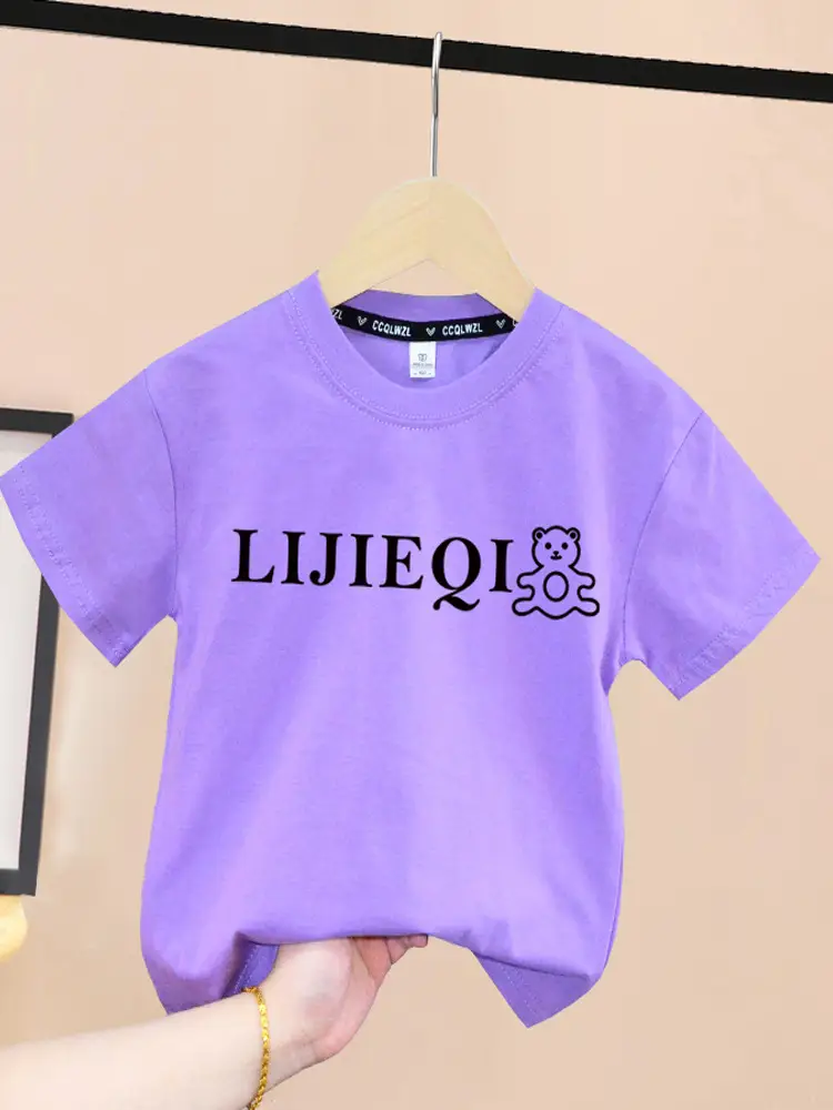 Lijeqi Printed Yellow Boys T-Shirt 2024 Summer - Image 11