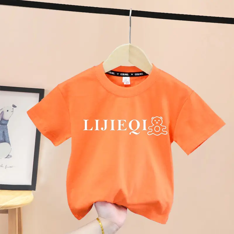 Lijeqi Printed Yellow Boys T-Shirt 2024 Summer - Image 4